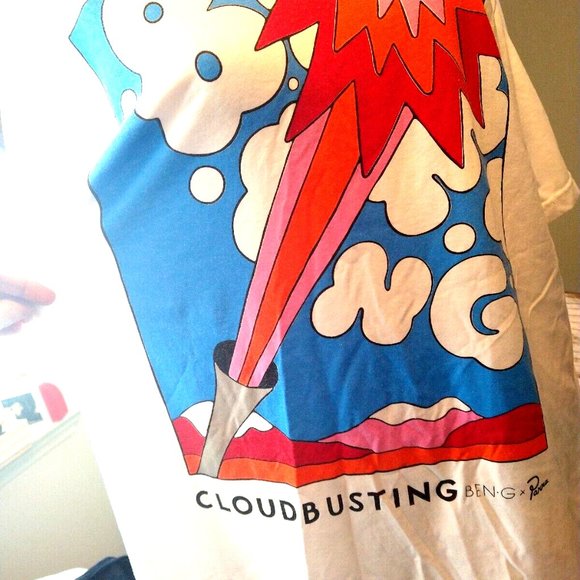 PARRA + Ben G Amsterdam RARE Cloudbusting Kate Bush XL tshirt impossible to find - Picture 2 of 6